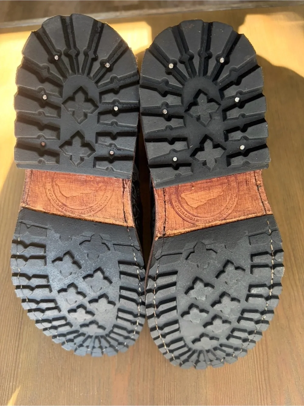 GRAIL Black Caiman Crocodile Packer Boots Mens 7 Fits Womens 9 Unworn)